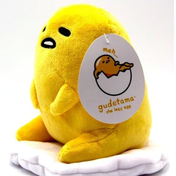 8" Classic Gudetama The Lazy Egg from Sanrio Collection BNWT - Picture 1 of 6